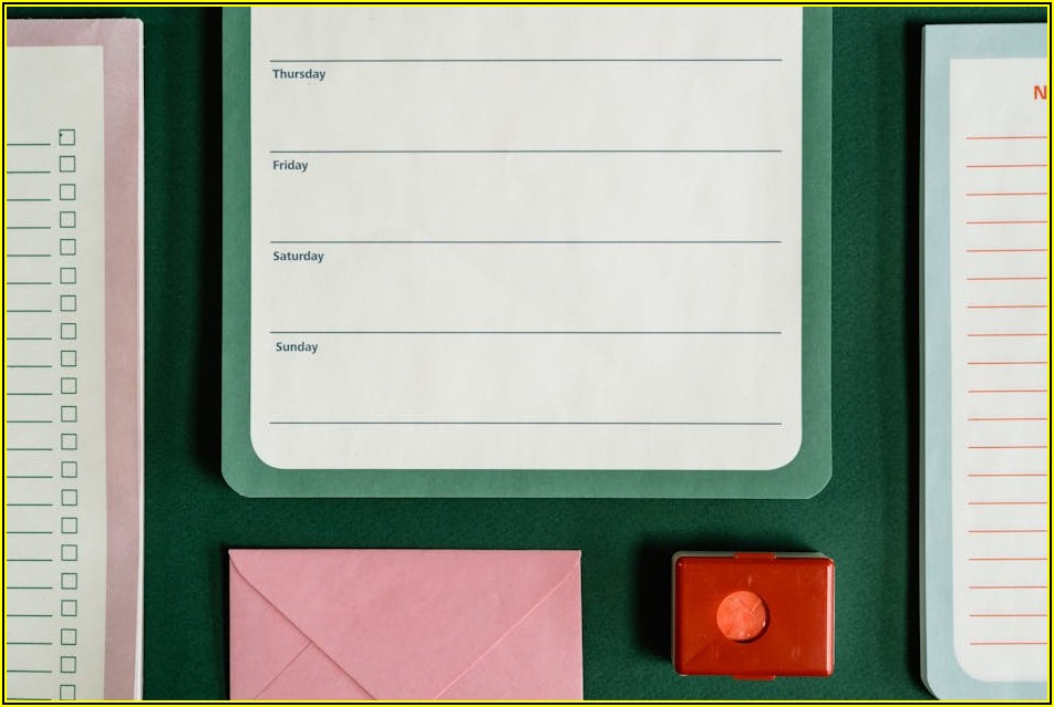 하루를 알차게, 스케줄표로 시간 낭비 줄이기