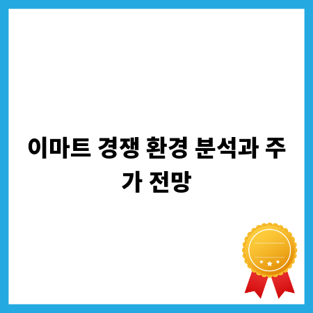 이마트 경쟁 환경 분석과 주가 전망